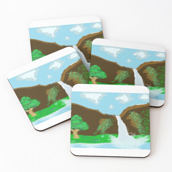 Item preview, Waterfall from the rocky mountain designed and sold by Louisbus90.