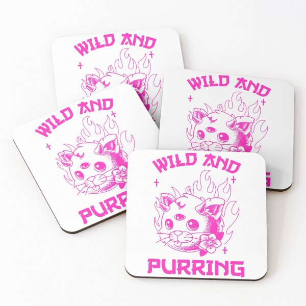 Item preview, Wild Little White and Pink Kitten Purring And Playing Evil Wittle Fireball of Furry Fury designed and sold by TeachUrb.