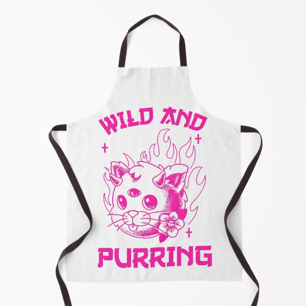 Item preview, Wild Little White and Pink Kitten Purring And Playing Evil Wittle Fireball of Furry Fury designed and sold by TeachUrb.