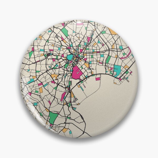 Item preview, Tokyo, Japan Street Map designed and sold by A Deniz Akerman.