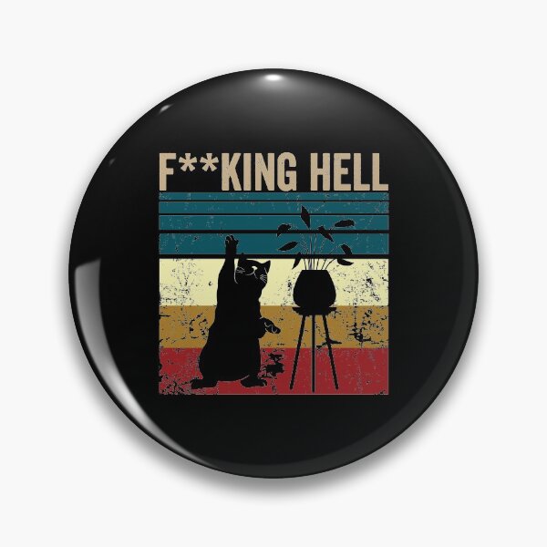Item preview, VINTAGE CAT F**KING HELL  designed and sold by noahs-shop.