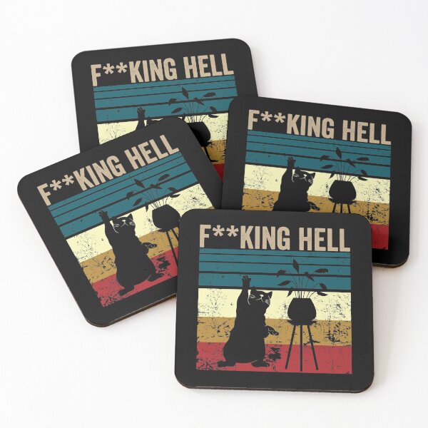Item preview, VINTAGE CAT F**KING HELL  designed and sold by noahs-shop.