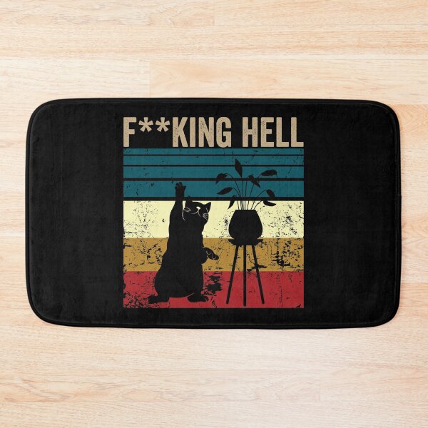 Item preview, VINTAGE CAT F**KING HELL  designed and sold by noahs-shop.