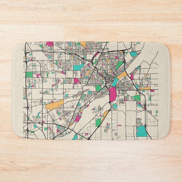 Item preview, Toledo, Ohio Street Map designed and sold by A Deniz Akerman.