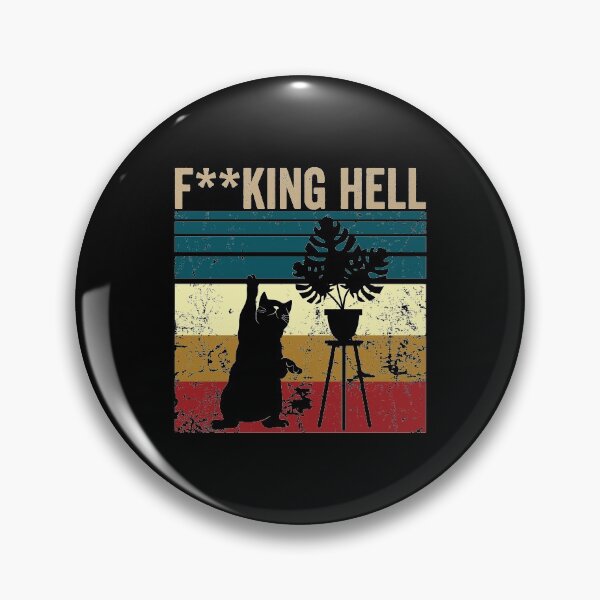 Item preview, VINTAGE CAT F**KING HELL designed and sold by noahs-shop.