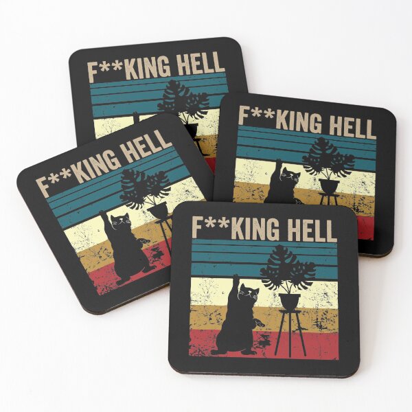Item preview, VINTAGE CAT F**KING HELL designed and sold by noahs-shop.