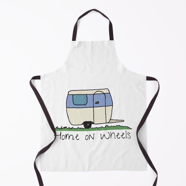 Item preview, Cute retro caravan, blue designed and sold by FoxCalledThread.