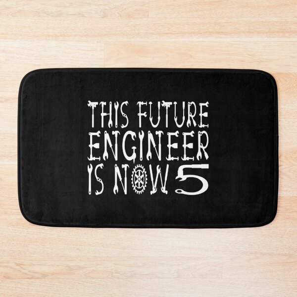 Item preview, This Future Engineer Is Now 5 Years Old Boy 5th Birthday product designed and sold by Grabitees.