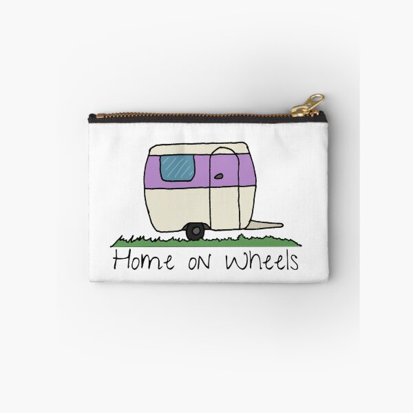 Item preview, Cute retro caravan, pink designed and sold by FoxCalledThread.