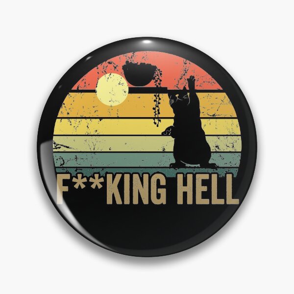 Item preview, VINTAGE CAT F**KING HELL designed and sold by noahs-shop.