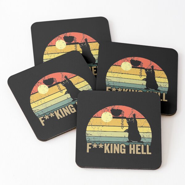 Item preview, VINTAGE CAT F**KING HELL designed and sold by noahs-shop.