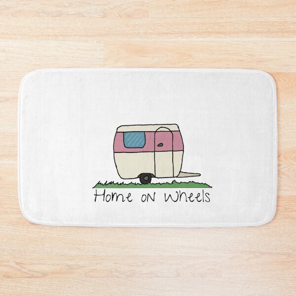 Item preview, Cute retro caravan, Red designed and sold by FoxCalledThread.