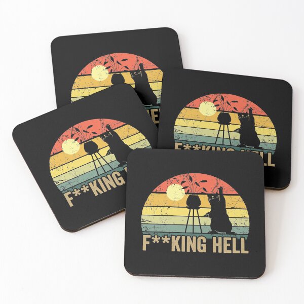 Item preview, VINTAGE CAT F**KING HELL designed and sold by noahs-shop.