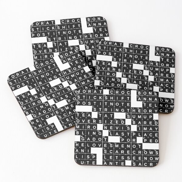 Item preview, stuffed crossword clue designed and sold by Funny Tee.
