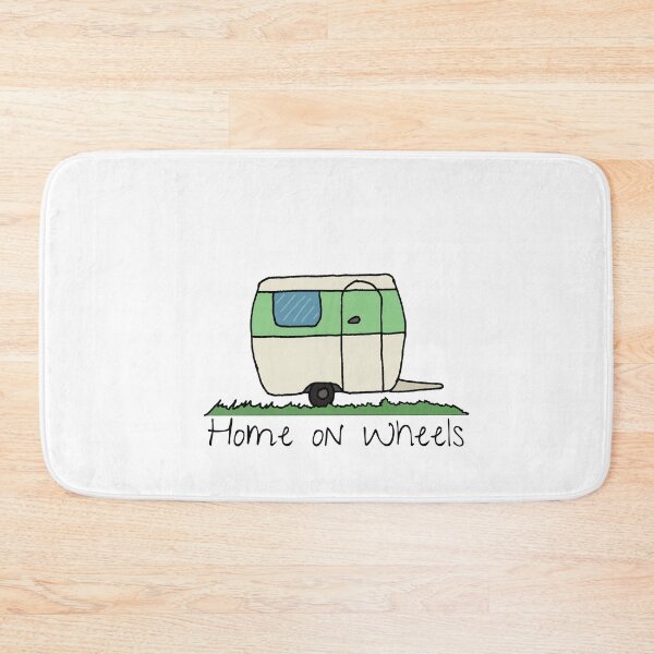 Item preview, Cute retro caravan, Green designed and sold by FoxCalledThread.