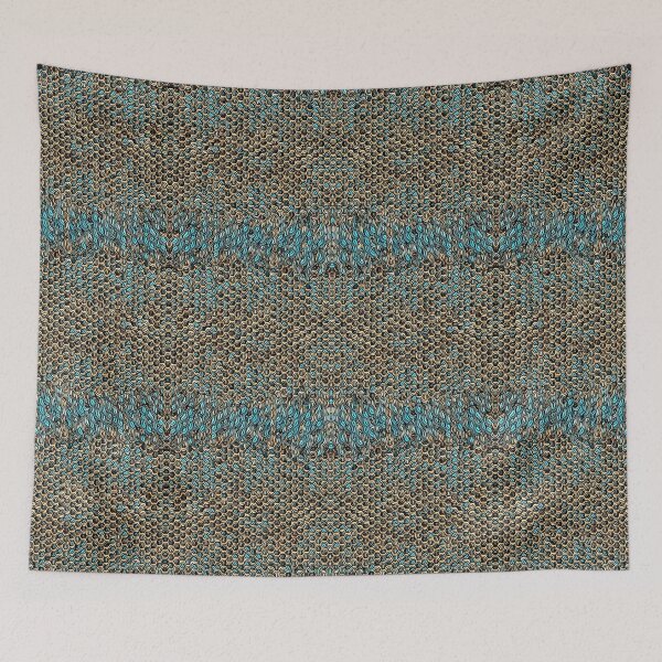 Item preview, Woven Mosaic Alien Skin designed and sold by weirdAffect.