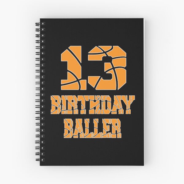 Item preview, 13th Birthday Baller Boy 13 Years Old Basketball Theme Party print designed and sold by Grabitees.