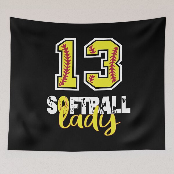 Item preview, 13th Birthday Softball Lady Girl 13 Years Old Softball Lover product designed and sold by Grabitees.
