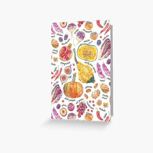 Item preview, Autumn Harvest Pattern Annotated designed and sold by beccaboyce.
