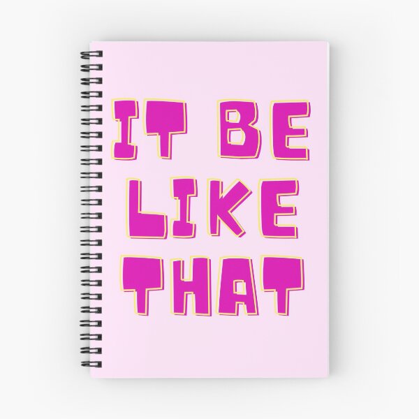 Item preview, It be like that- pink funky aesthetic type designed and sold by WanderAesthetic.