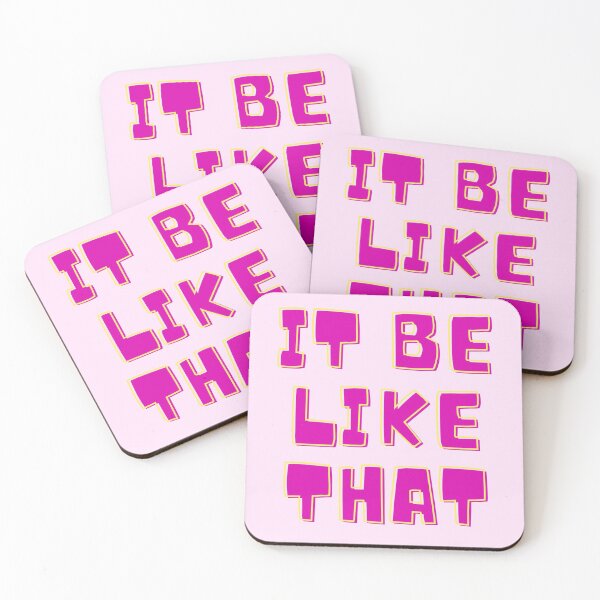 Item preview, It be like that- pink funky aesthetic type designed and sold by WanderAesthetic.