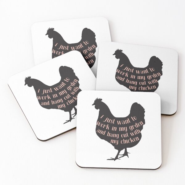 Item preview, I just want to work in my garden and hang out with my chicken designed and sold by EclairVanilla.