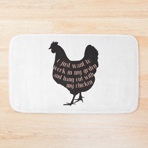 Item preview, I just want to work in my garden and hang out with my chicken designed and sold by EclairVanilla.