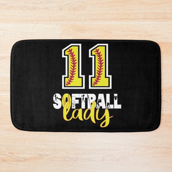 Item preview, 11th Birthday Softball Lady Girl 11 Years Old Softball Lover print designed and sold by Grabitees.