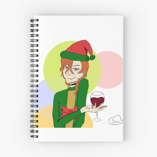 Item preview, christmas chuuya nakahara designed and sold by smolbookworm.
