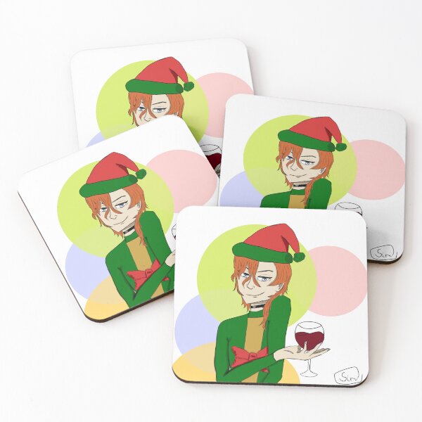 Item preview, christmas chuuya nakahara designed and sold by smolbookworm.