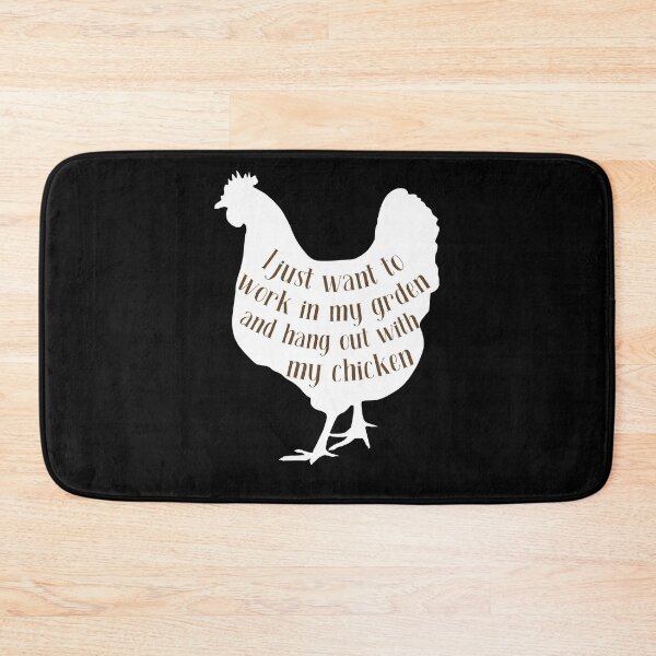 Item preview,  I just want to work in my garden and hang out with my chicken designed and sold by EclairVanilla.