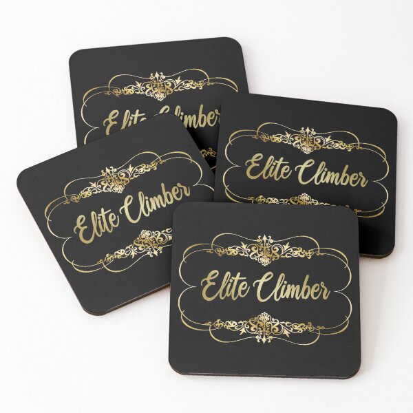 Item preview, Elite Climber (Luxury Brand logo - Premium Mountaineer - Vintage Retro Design) designed and sold by SassyClassyMe.