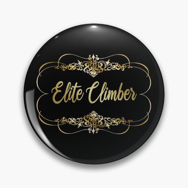 Item preview, Elite Climber (Luxury Brand logo - Premium Mountaineer - Vintage Retro Design) designed and sold by SassyClassyMe.