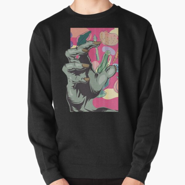Vegetarian Zombie Pullover Sweatshirt