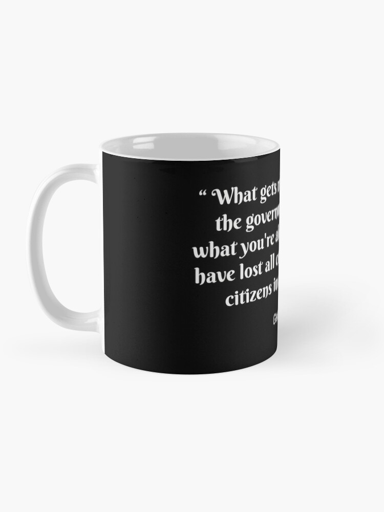 Alternate view of Gerard Batten quote Mug