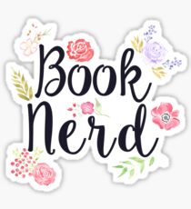 Pegatina Libro Nerd