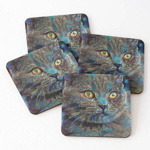 Item preview, Mikka, cat, cat, chat, leaa roche paintings designed and sold by L. ROCHE.