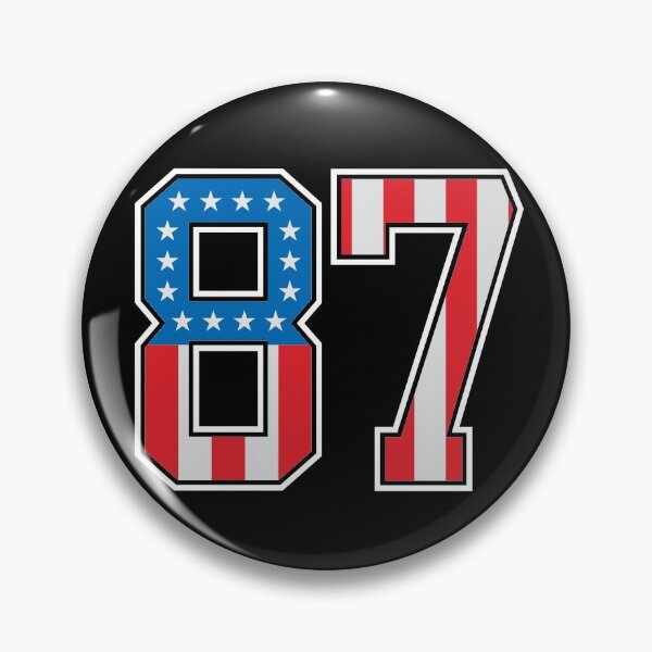 Item preview, 87 American Lucky Number Eighty-seven United States Flag designed and sold by Urosek.