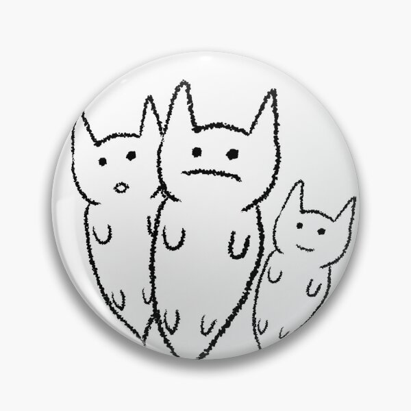 Item preview, Group of Ghost Cats designed and sold by NootopiaLoot.