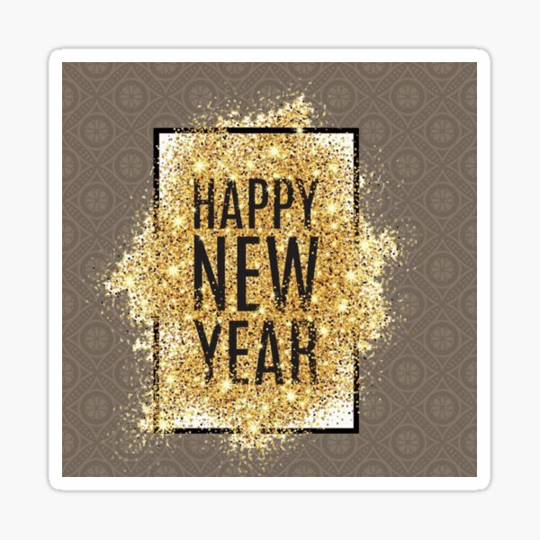 Happy New Year Sticker
