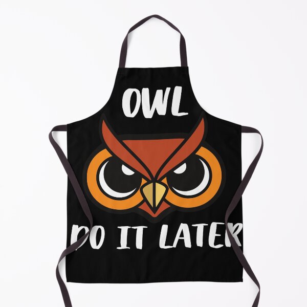 Item preview, Owl Do It Later Eyes Owl designed and sold by AutumnVibeShop.