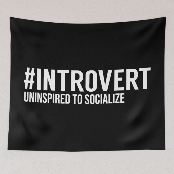 Item preview, Hashtag Introvert Uninspired To Socialize designed and sold by MSA-42.