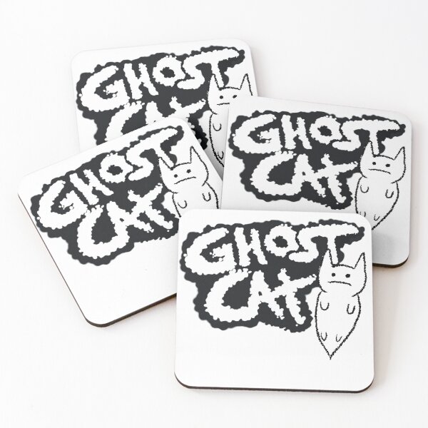 Item preview, Ghost Cat "Band Tee" designed and sold by NootopiaLoot.