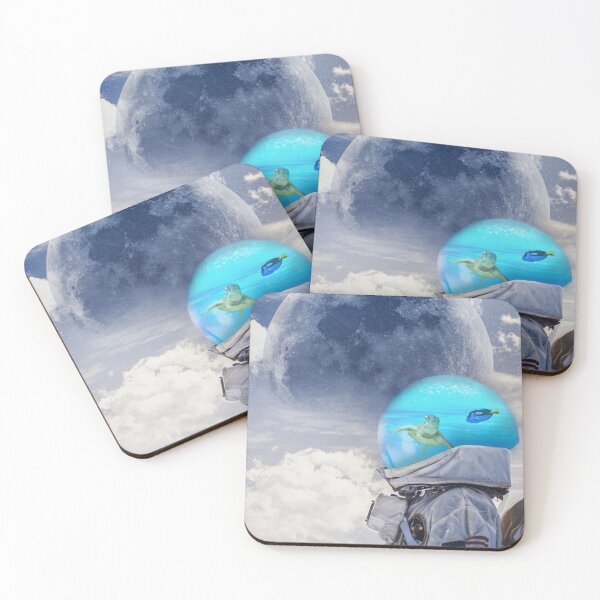Item preview, Pop surrealism Astronaut Print designed and sold by KatarsisTG.
