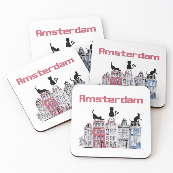 Item preview, Amsterdam Skyline Cat designed and sold by Rami Khalifah.
