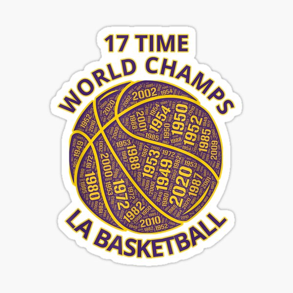 Los Angeles Lakers: 2020 Champions RealBig Logo - Officially Licensed NBA  Removable Wall Decal