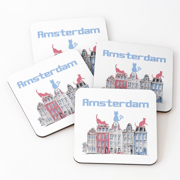 Item preview, Amsterdam Skyline Cat designed and sold by Rami Khalifah.