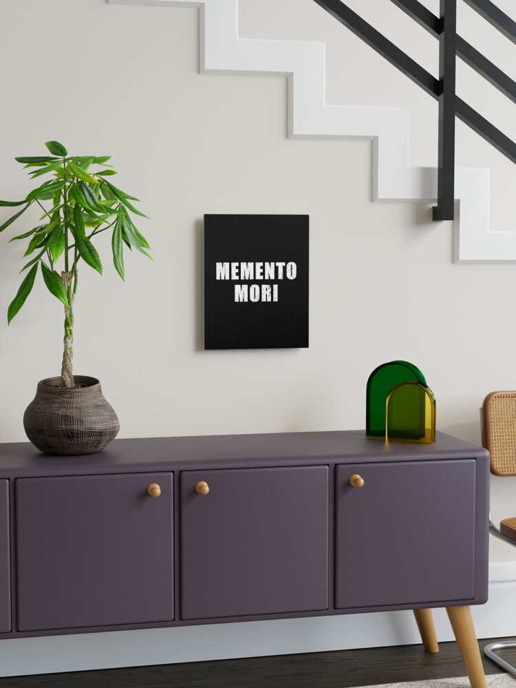 Memento Mori - Latin phrase meaning Remember That You Will Die Sticker  for Sale by Be-A-Warrior