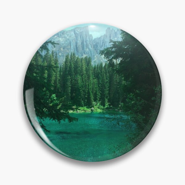 Item preview, Karersee Tirol Mountains Lake Alps designed and sold by blankshirt.