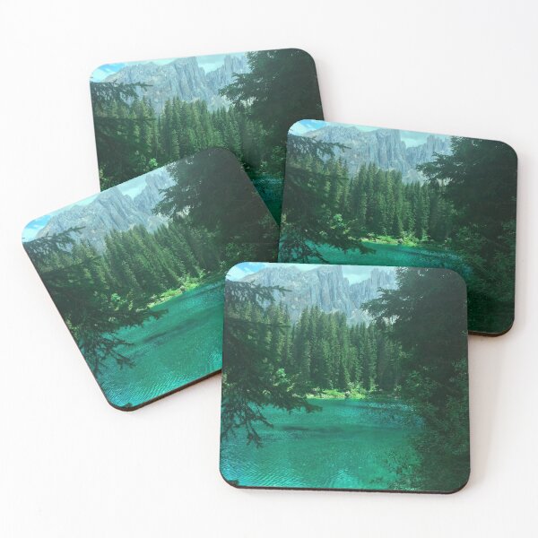 Item preview, Karersee Tirol Mountains Lake Alps designed and sold by blankshirt.